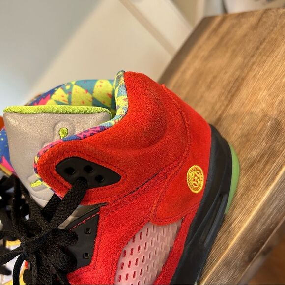 - Boy’s Jordan 5 Retro “What The..” Size 7Y no insoles - Picture 5 of 11